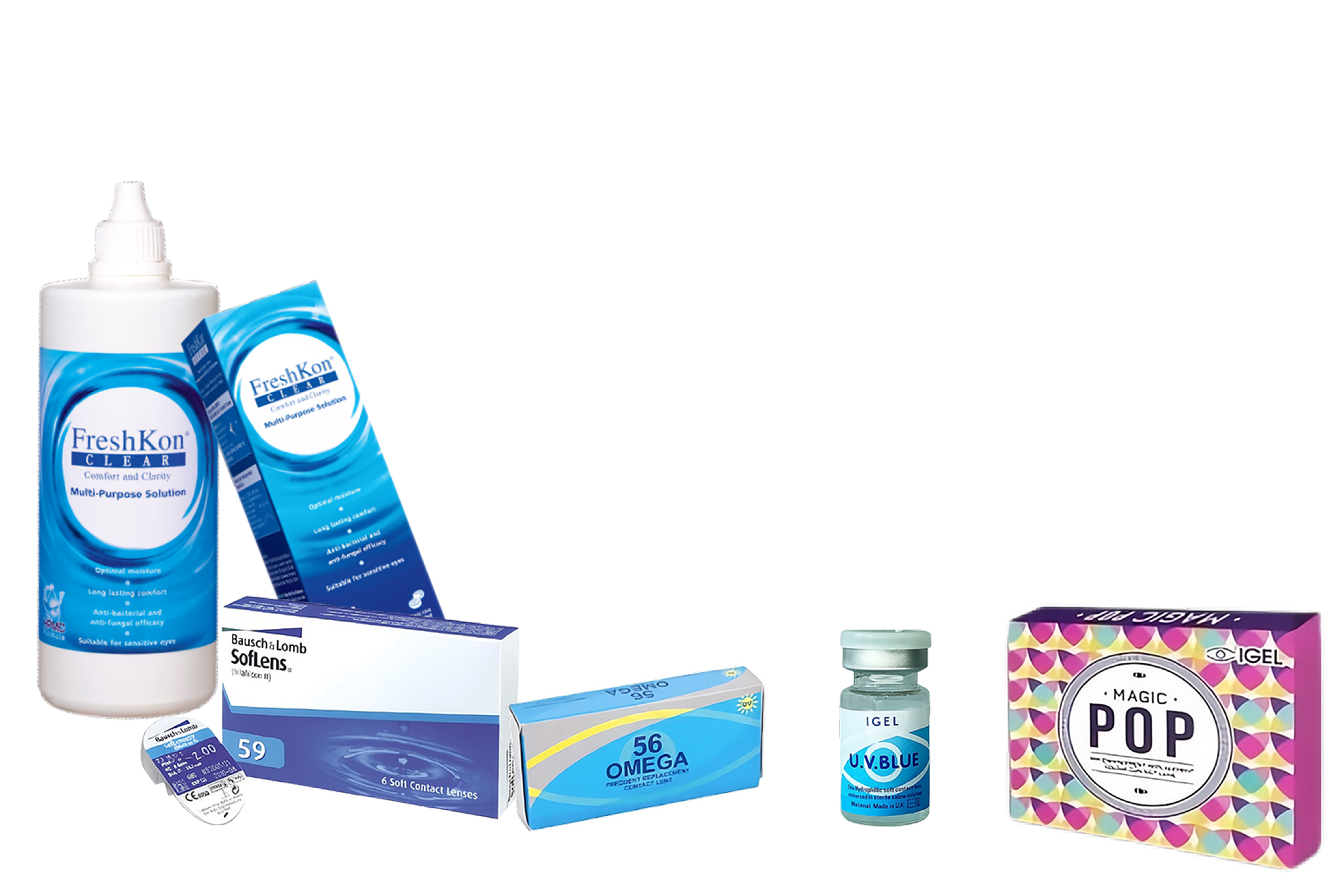 Contact Lenses and Solutions