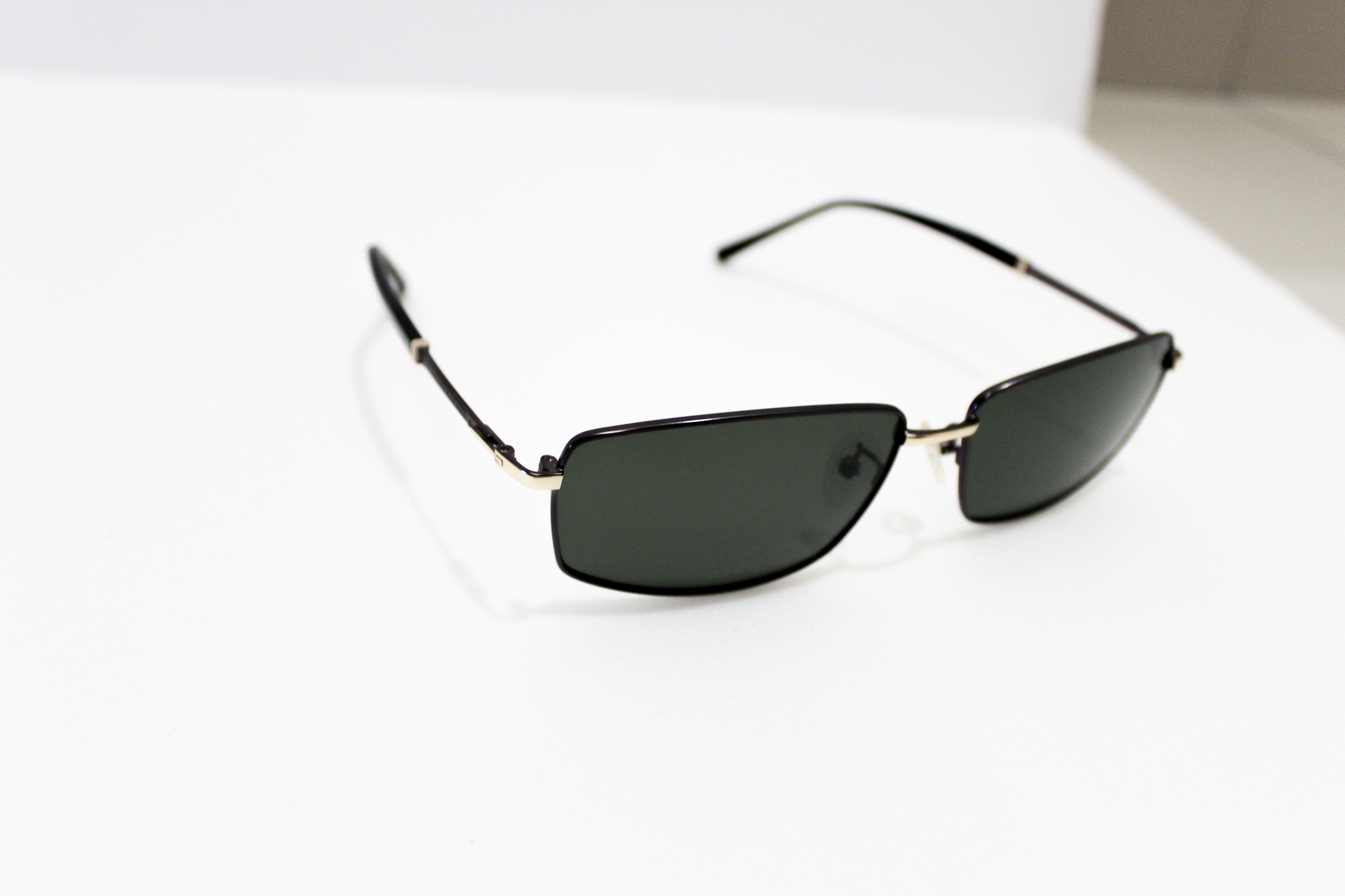 Glasses with black frames