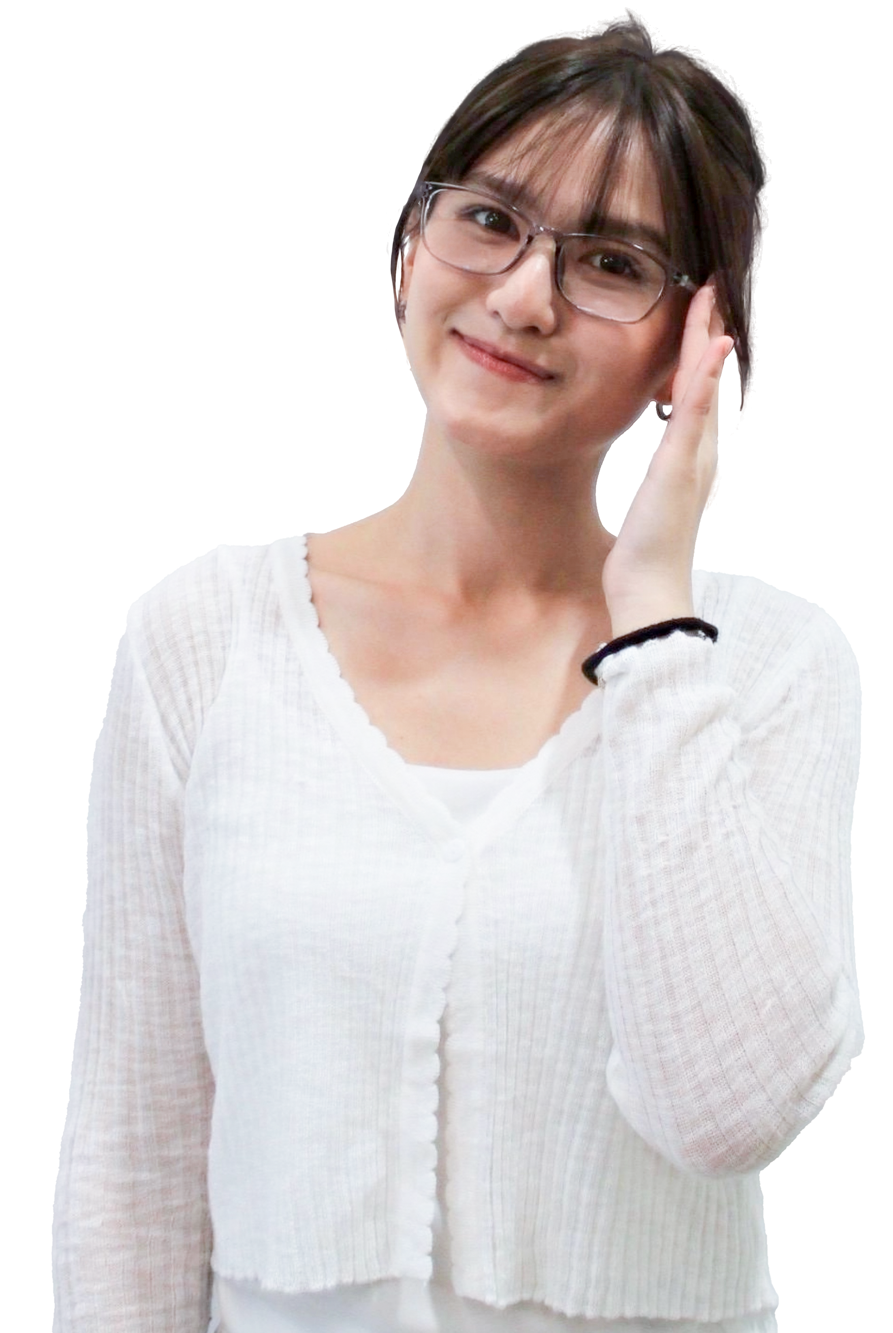 Model adjusting glasses